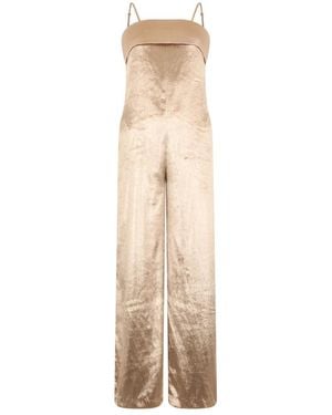 Peserico Eleganter Palazzo Jumpsuit Für Den Sommer - Natur