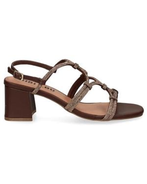 Bibi Lou High Heel Sandals - Brown