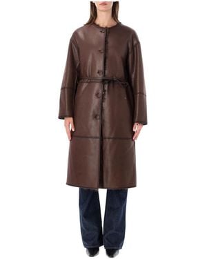 Urbancode Jassen ,Bruin ,Polyester Toscana Faux Fur Coat