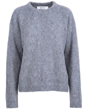 Jucca Round-Neck Knitwear - Blue