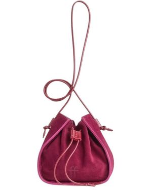 forte_forte My Pepita Bucket Bag - Paars