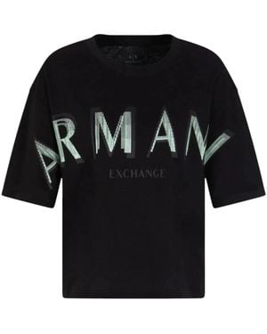 ARMANI EXCHANGE T-Shirts - Black