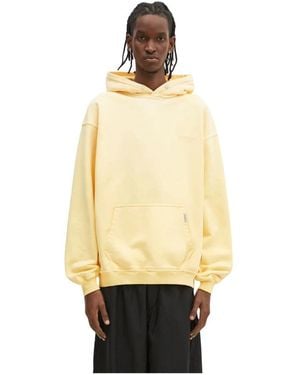 Represent Hoodies & Sweatvesten ,Geel ,Katoen Owners Club Hoodie - Naturel