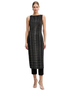 Pinko Midi Dresses - Negro
