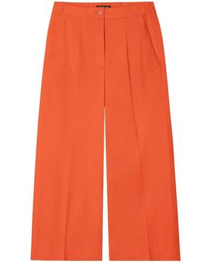 Luisa Cerano Cropped Trousers - Orange