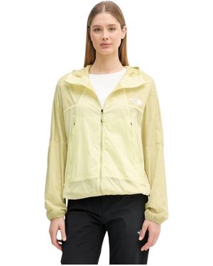 The North Face Fitness ,Geel ,Polyester Ridgelite Futurefleece Windjack - Naturel