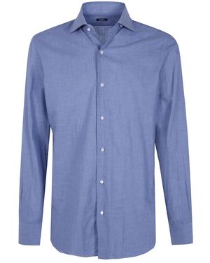 Barba Napoli Overhemden ,Blauw ,Casual Shirts