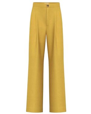 Marella Wide Pants - Yellow
