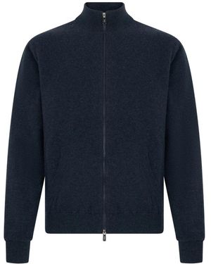 Fedeli Favonio Volledige Rits Vest - Blauw