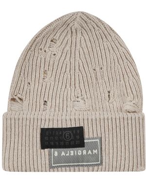 MM6 by Maison Martin Margiela Beanies - Natural