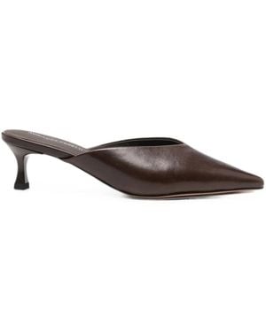 ADRIANNA FERETTI Heeled Mules - Brown