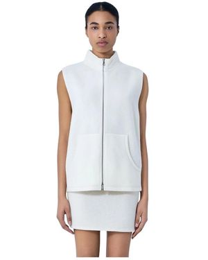 Rier Mouwloos Vest Met Rits - Blauw