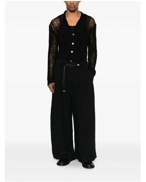Ziggy Chen Wide Trousers - Black