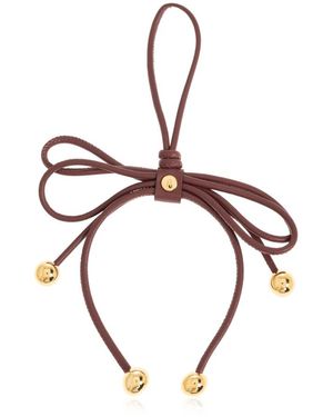 Furla Tassen ,Bruin ,Leer Poppy Sleutelhanger