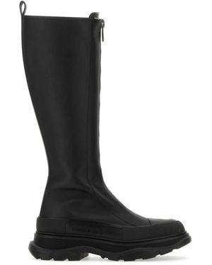 McQueen High Boots - Negro