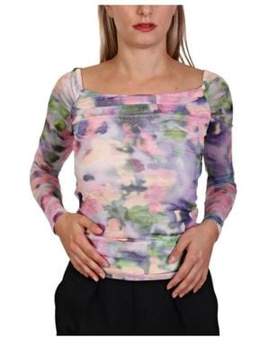 Patrizia Pepe Long Sleeve Tops - Multicolor