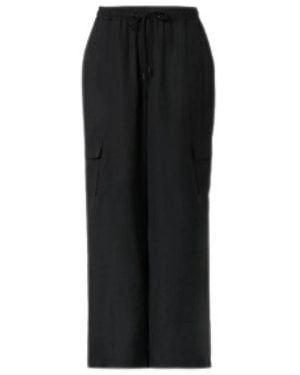 Comma, Wijde Broek - Zwart