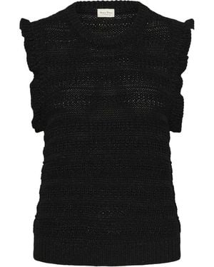 Part Two Rundhals-Strickware - Schwarz