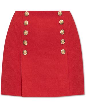 Balmain Short Skirts - Red