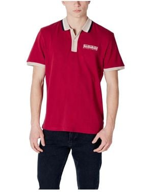 Napapijri Polo Shirts - Rosso