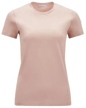 Moncler T-Shirts - Rosa