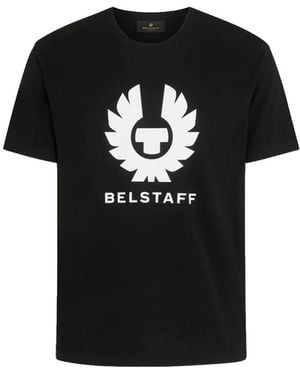 Belstaff Tops ,Zwart ,Katoen Phoenix T-Shirt