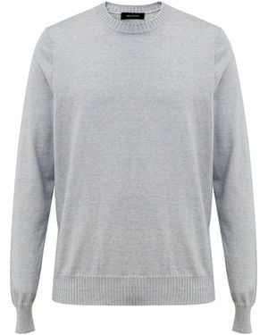Gran Sasso Round-Neck Knitwear - Gray