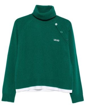 Liu Jo Rollkragenpullover - Grün