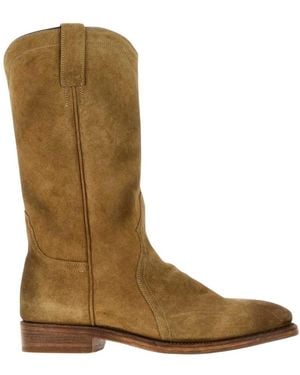 Jil Sander Cowboy Boots - Marron