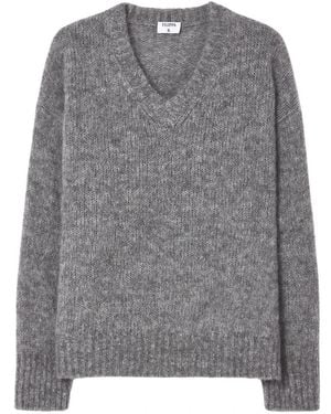 Filippa K V-Neck Knitwear - Gris