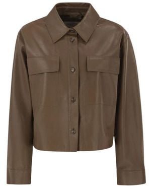 Weekend by Maxmara Leather Jackets - Verde
