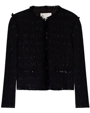Tory Burch Tweed Jackets - Black