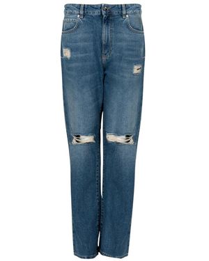 Pinko Gaia 13 Rechte Jeans - Blauw