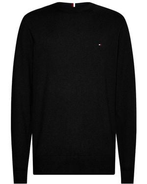 Tommy Hilfiger Round-Neck Knitwear - Negro