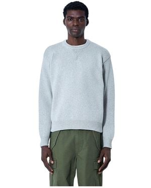 Stussy Round-Neck Knitwear - Bleu