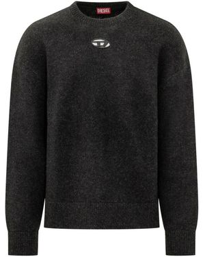 DIESEL Round-Neck Knitwear - Nero