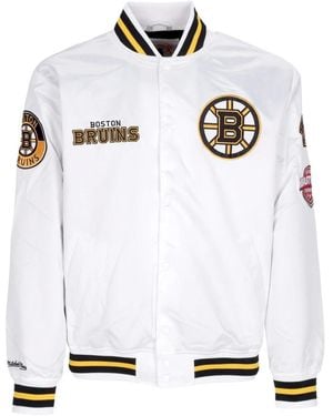 Mitchell & Ness Bomber Jackets - White