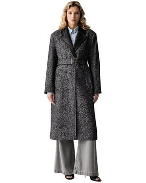 KARL LAGERFELD Belted Coats - Negro