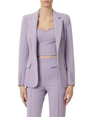 Elisabetta Franchi Blazers - Purple