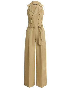 Ralph Lauren Ärmelloser Jumpsuit - Mettallic