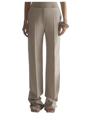 Mugler Wide Trousers - Grey
