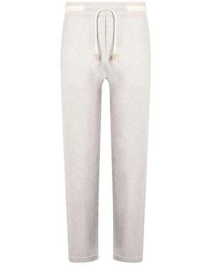 Gran Sasso Slim-Fit Trousers - Bianco