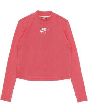 Nike Long Sleeve Tops - Pink