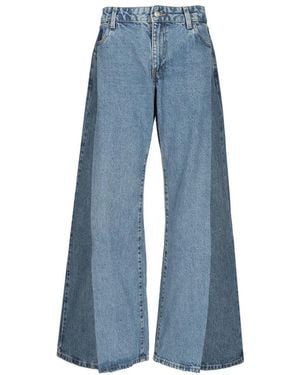 E.L.V. Denim Wide Jeans - Azul