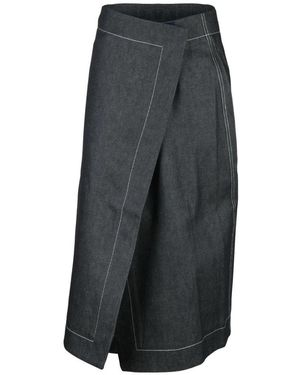 Sunnei Denim Skirts - Grey