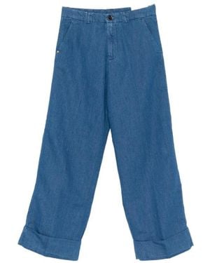 White Sand Wide Jeans - Blue