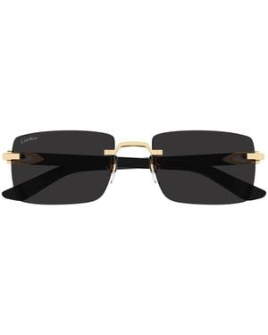 Cartier Décor C Zonnebril - Zwart