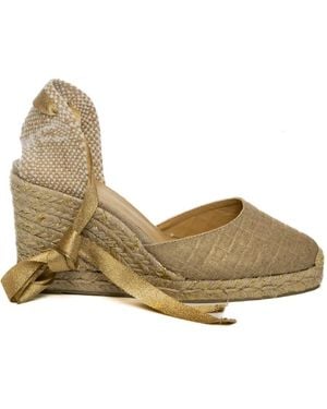 Castañer Carina Keilabsatz-Espadrilles - Natur