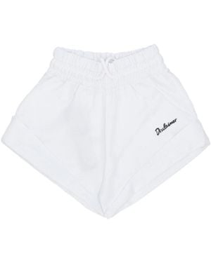 DISCLAIMER Logo Kurze Hose Weiß/Schwarz