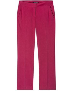 Luisa Cerano Broeken ,Roze ,Leer Pantalon 0455 - Rood